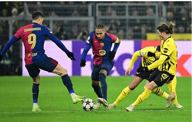 巴塞罗那战胜里昂,晋级欧冠八强 巴塞罗那战胜里昂,晋级欧冠八强